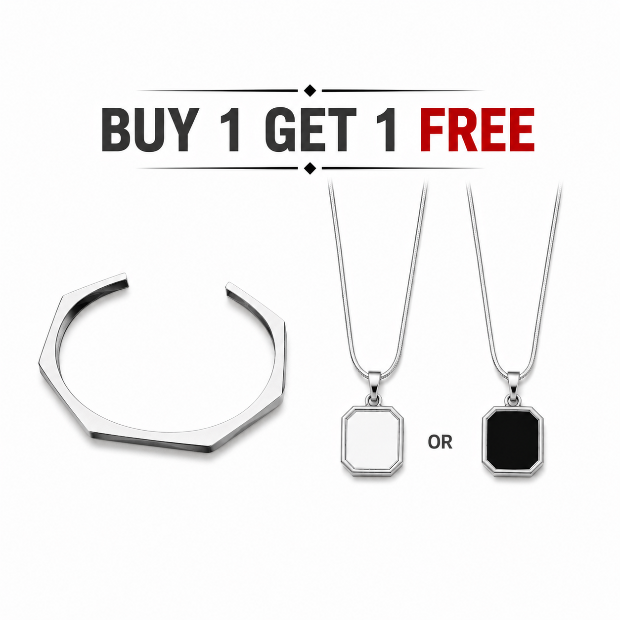 HAXA+2 IN 1 Octagon Pendant
