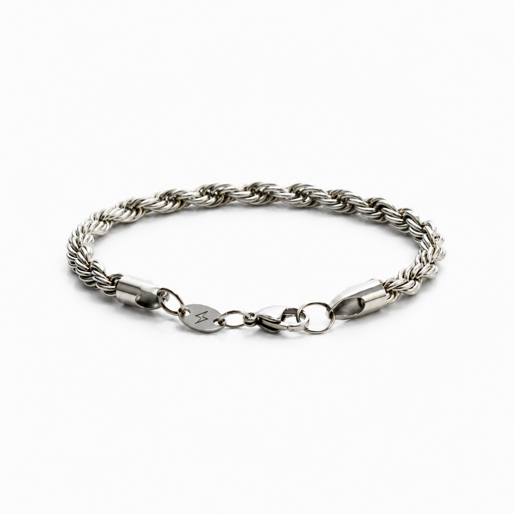 Rope Chain+(2 in 1) Octagon Pendant