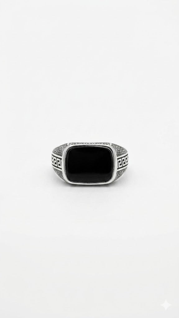 Elite Black Signet Ring